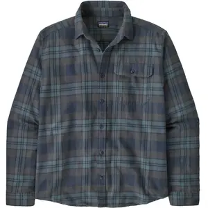 Patagonia LW Fjord Flannel Chemise bleu L pas cher