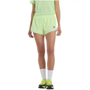 Short New Balance Athletics Run 3inch vert femme - L pas cher