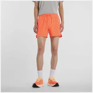 Short New Balance RC 5 Inch orange - XL pas cher