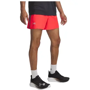 Under Armour Launch 5in Short De Running Hommes-Rouge,Gris, Taille L pas cher