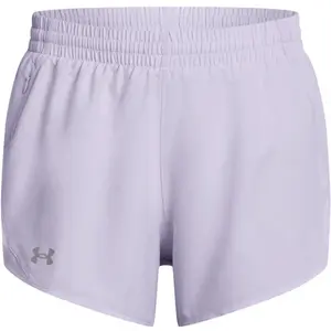 Short Under Armour Fly-By violet femme - M pas cher