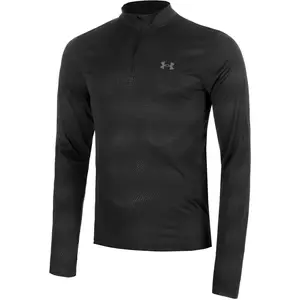 Sweat-shirt Under Armour Velociti Quarter Zip noir carbone - XL