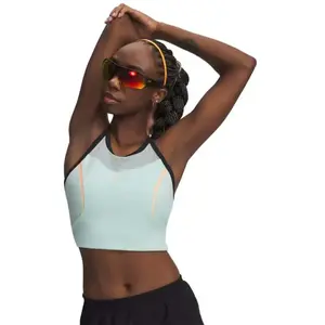 Top Under Armour Velociti Elite Crop bleu pastel - M pas cher