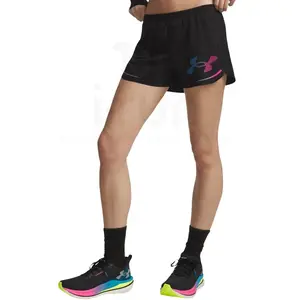 Short Under Armour Velociti Elite noir rose bleu femme - M pas cher