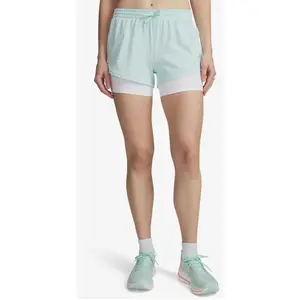 Short 2 en 1 femme Under Armour Velociti Pro Blanc M 6009610-703 pas cher