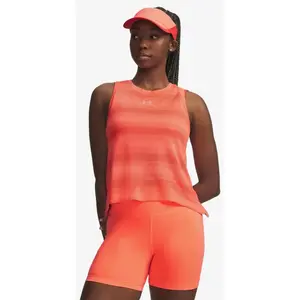 Débardeur Under Armour Velociti orange saumon femme - L pas cher