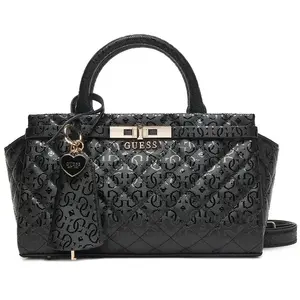 GUESS Idra Small Satchel Sac à dos pour femme Noir pas cher