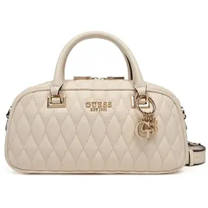 Guess - Sac à main Valla à poignée supérieure beige - 30x14x7 cm OS pas cher