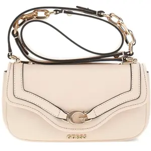 Guess - Sac bandoulière Dea Crossbody blanc cassé - 21.5x11.5x7 cm OS pas cher