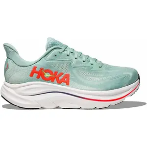 Comparateur de prix : Chaussures de running homme, Hoka Clifton 10 vert et rouge