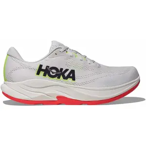 Chaussure de Running Homme, Hoka Rincon 4 blanc et rouge pas cher