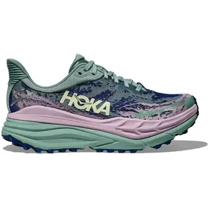 Chaussures HOKA Stinson 7 vert lilas rose femme - 40 pas cher