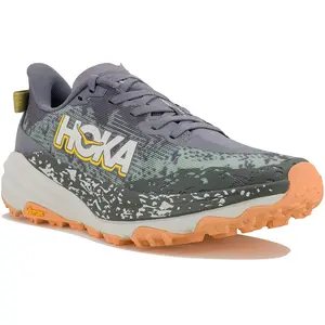 Hoka One One Speedgoat 6 Chaussures de sport femme Gris/argent 36 pas cher