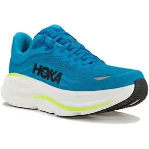 HOKA Homme Bondi 9 Chaussure de Course, Bleu Ciel Bleu, 44 EU pas cher