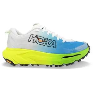 Chaussures HOKA Mafate 5 blanc bleu vert jaune - 43(1/3)