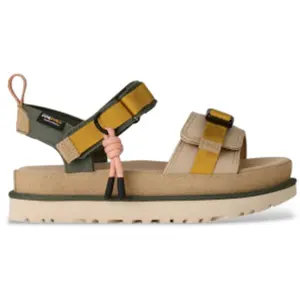 Sandales UGG Goldenstar Wildwood marron orange femme - 39 pas cher