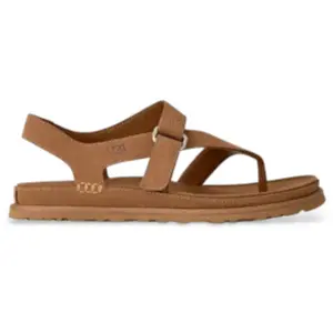 Sandales UGG GoldenGaze Toe Post marron femme - 36 pas cher