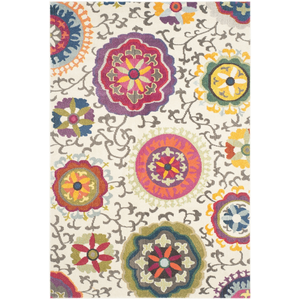 Safavieh Tapis Ivoire/Multicolore 244 X 305 cm pas cher