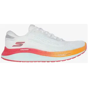 Chaussures Skechers Go Run Persistence 2 blanc orange femme - 38 pas cher