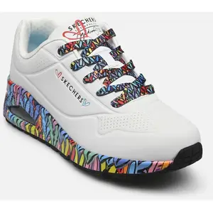Uno - Ravaged Love Goldcrown par Skechers Blanc 35 Femme pas cher