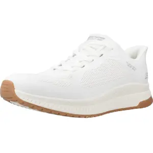 Skechers Slip-Ins BOBS Squad 4 - Staple Look - Chaussures lifestyle femme White 38 pas cher