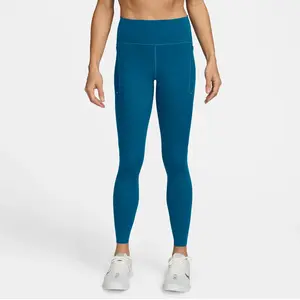 Nike Swift Collant De Course Femmes - Vert , Argent, Taille L pas cher