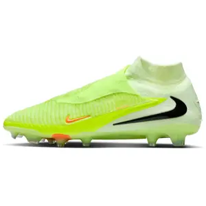 Crampons de foot pour terrain sec Nike Phantom 6 High Elite - Orange 3... pas cher