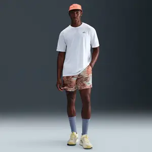 Nike Trail AOP vêtement running homme Marron XXL pas cher