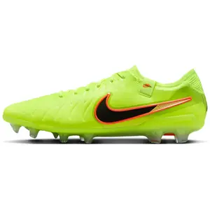 Chaussure de foot basse à crampons pour terrain sec Nike Tiempo Legend 10 Elite - Jaune 44 DV4328-701 pas cher