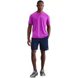 Nike Miler Maillot De Course Hommes - Violet , Argent, Taille XXL pas cher