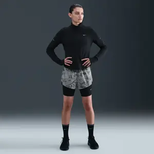 Nike Swift 2 en 1 vêtement running femme Gris/argent L pas cher