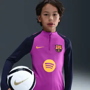 Haut d'entraînement de foot Nike Dri-FIT FC Barcelona Strike pour ado ... pas cher
