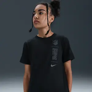 Nike Maillot enfant Atlético Madrid 2025/26 Noir 13/15 ans IB3921-010 pas cher