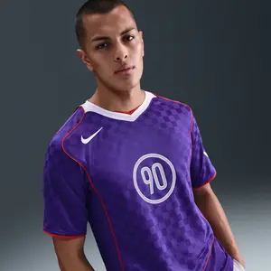 Comparateur de prix : Nike T90 Homme - T-Shirts, Violet - Taille XL - Poly Jersey
