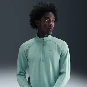 Comparateur de prix : Maillot manches longues demi-zip Nike Stride Bleu M HV2707-017