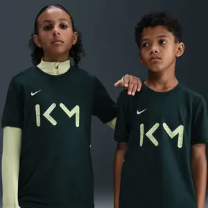Haut de football à manches courtes Nike Dri-FIT Kylian Mbappé Academy pour ado - Vert M II1510-390 pas cher