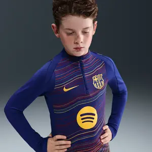 Haut d'entraînement de foot d'avant-match Nike Dri-FIT FC Barcelona St... pas cher