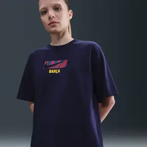 Nike T-shirt femme FC Barcelone Supporter Violet XS HQ8337-594 pas cher