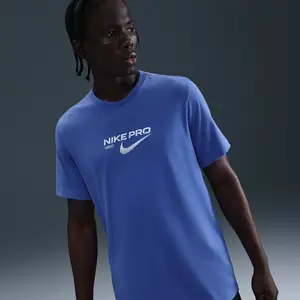 T-shirt de training Nike Dri-FIT pour homme - Bleu S HV4131-411Vendu paramazon