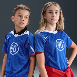 Maillot de foot Dri-FIT Nike Total 90 pour ado - Bleu XS II9783-480 pas cher