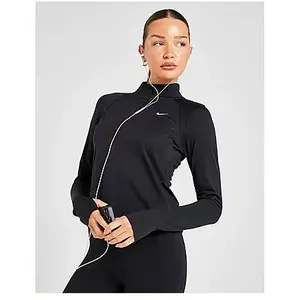 Nike Haut zippé 1/4 Running Tempo - Noir, Noir XL pas cher