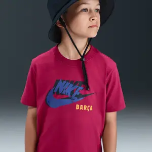 T-shirt Nike Football FC Barcelona pour ado - Rouge XL HQ8362-620 pas cher
