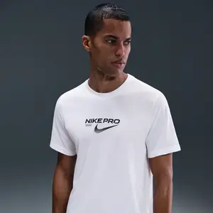 T-shirt de training Nike Dri-FIT pour homme - Blanc XL HV4131-100Vendu paramazon