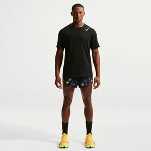 Nike AeroSwift AOP vêtement running homme Noir M pas cher