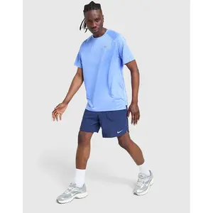 Nike STRIDE 7IN Short de running Hommes - bleu foncé, argent, Taille L pas cher