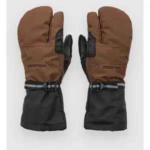 Volcom V.Snow Trigger Mittens marron S pas cher
