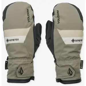 Moufles Volcom STAY DRY GORE-TEX MITT beige gris - M pas cher