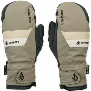 Moufles Volcom STAY DRY GORE-TEX MITT beige gris - L pas cher