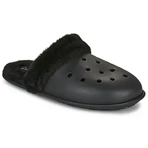 Crocs Classic Fuzz Scuff Babouche Unisex Black 36 212143-001-M4W6