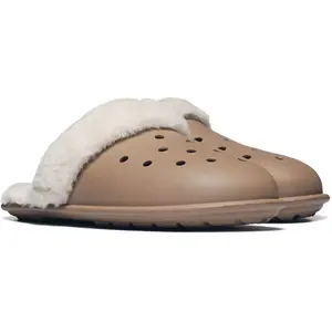 Crocs Classic Fuzz Scuff Babouche Unisex Sepia 41 212143-2EY-M8W10 pas cher
